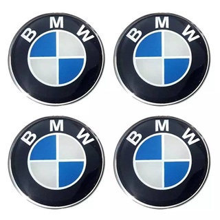 BMW💙💙สติ๊กเกอร์ติดดุมล้อ BMW 📌 ขนาด 63 mm 1 ชุดมี 4 ชิ้น📌 ด้านหลังมีแถบกาว ลอกออกติดได้ทันที