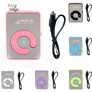 ฟุต✿เครื่องเล่นเพลง MP3 รองรับการ์ด Micro SD TF ขนาดเล็ก เหมาะกับของขวัญ สไตล์สปอร์ต