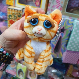 ส่งฟรีทั่วไทย !!! 5" Mini Feisty Pet Doll Pets - Kitten Cat - Cutie Brown Key Holder ตุ๊กตา พวงกุญแจ น้องแมว หน้าดุ