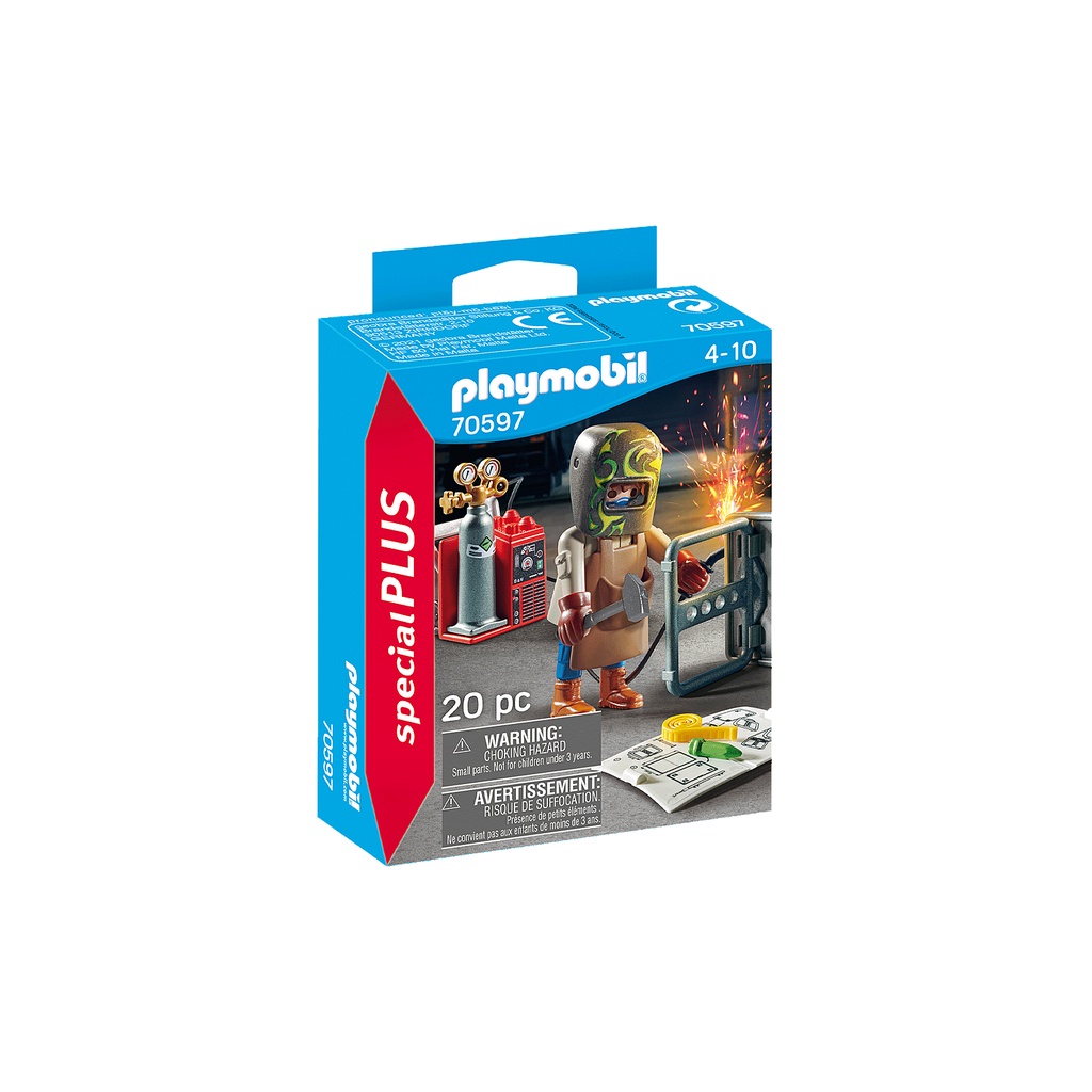Playmobil 70597 Special Plus ฟิกเกอร์ สเปเชียล ช่างเชื่อมพร้อมอุปกรณ์
