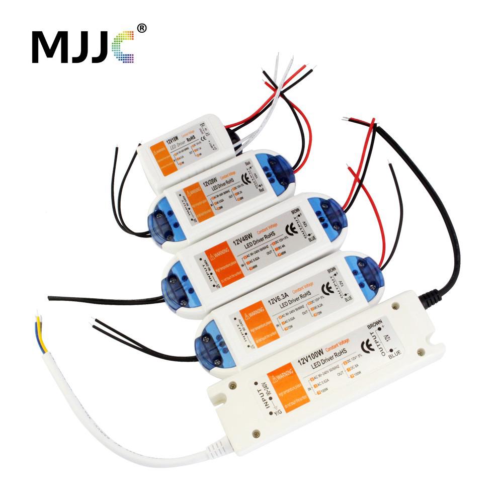 อะแดปเตอร์แปลง 12 V Power Supply LED Driver 18 W 28 W 48 W 72 W 100W