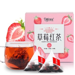 Pre-order ชาดำสตรอเบอรี่ 🍓strawberry black tea 1 กล่อง(10 ซอง)