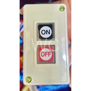 สวิทซ์ปิดเปิด สวิทซ์ปิดเปิดไฟฟ้า ON/OFF 2 position push button switch ON OFF Control button electric switch 3A 250V