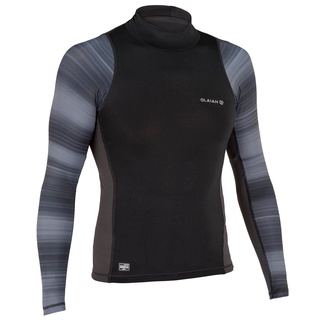 เสื้อโต้คลื่นแขนยาวป้องกันรังสียูวีสำหรับผู้ชายรุ่น 500 OLAIAN 500 MENS LONG SLEEVE UV PROTECTION SURFING TOP T-SHIRT