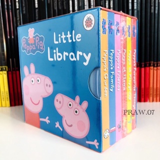 Peppa pig : Little library : 6 chunky mini board books🐽 หนังสือภาษาอังกฤษใหม่ มือ1 พร้อมส่ง!!