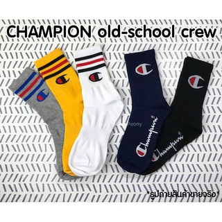 ถุงเท้า CHAMPION old-school ถุงเท้าสเก็ตบอร์ด ถุงเท้า roller skate  สินค้าใหม่ *** พร้อมส่ง