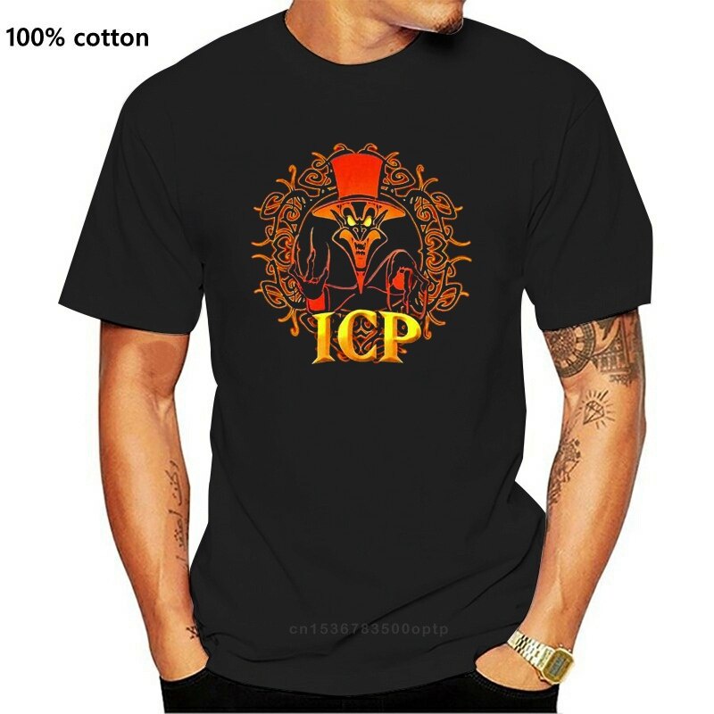 คอตต้อนคอกลมขายดี เสื้อยืดลําลอง แขนสั้น พิมพ์ลายตัวตลก 2 Vtg Insane Posse s Rare Icp Juggalo Ringma
