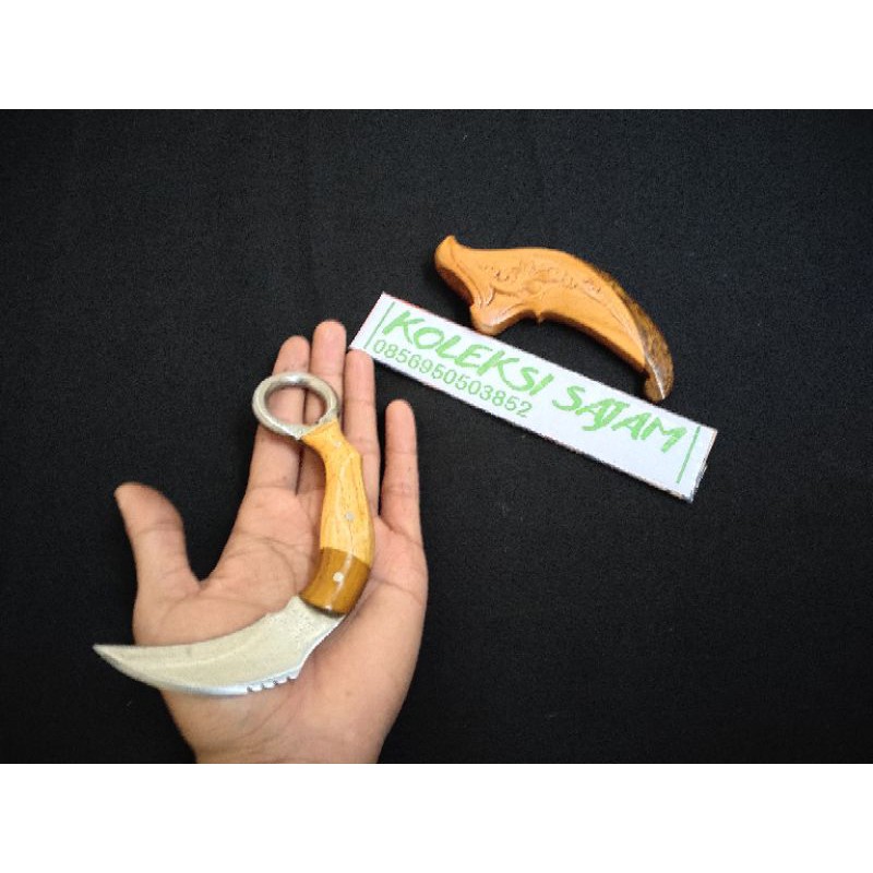 (CAN Pay ON THE PLACE) KERAMBIT MINANG CARVED FULL TANK // MARTENAL // MEN& 39;S FASHION 4.8