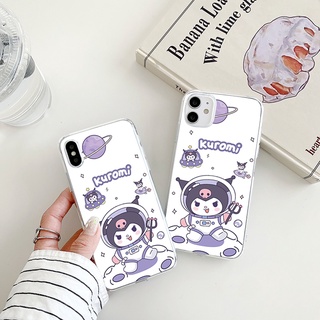 kuromi astronaut เคสไอโฟน X Xr Xs Max cover cartoon 7 8 Plus Se 2020 8พลัส เคส iPhone 14 13 12 11 promax phone case