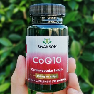 โคคิวเท็น CoQ10, 400mg 30 Softgels (Swanson®)