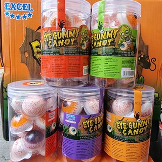 12 ชิ้น เยลลี่ลูกตา eye gummy candy ไม่มีไส้ เยลลี่ ลูกตา เยลลี่สุดฮิต กลิ่นผลไม้ ไม่มีไส้