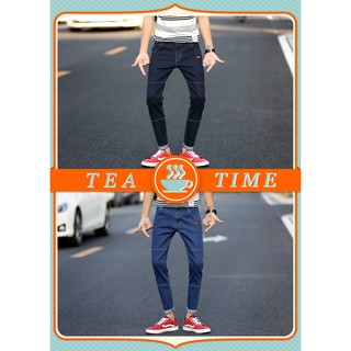 taorai.asia กางเกงยีนส์-กางเกงผู้ชาย-สไตล์ skinny-พร้อมส่ง
