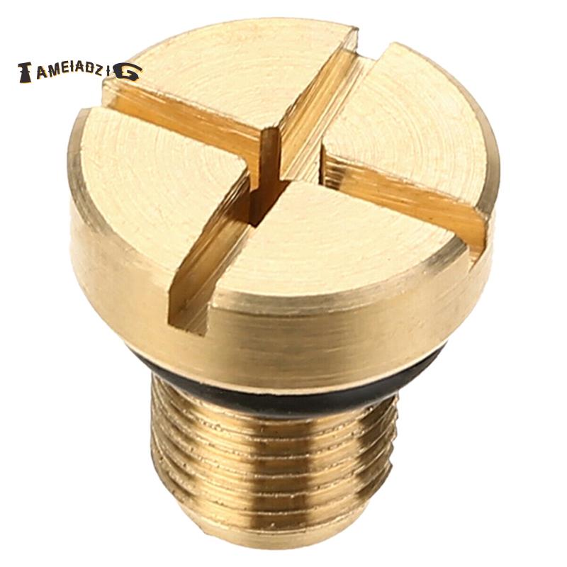 ⭐17111712788 Radiator Overflow Coolant Expansion Tank Bleeder Screw Gold for BMW E36 E39 E46 Etc.