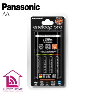 Panasonic Eneloop Pro AA แท่นชาร์จพร้อมถ่าน AA (ชาร์จเร็ว 2 Hrs) ***ของแท้ 100%***