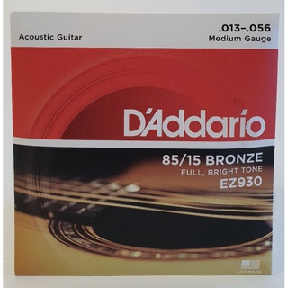 🎈แท้100%🚩สายกีตาร์โปร่ง DAddario EZ 930 เบอร์13 USA