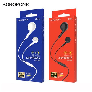 ใหม่ Borofone หูฟัง พร้อมไมค์ รุ่น BM40 เสียงดี ราคาถูก ของแท้ 100%