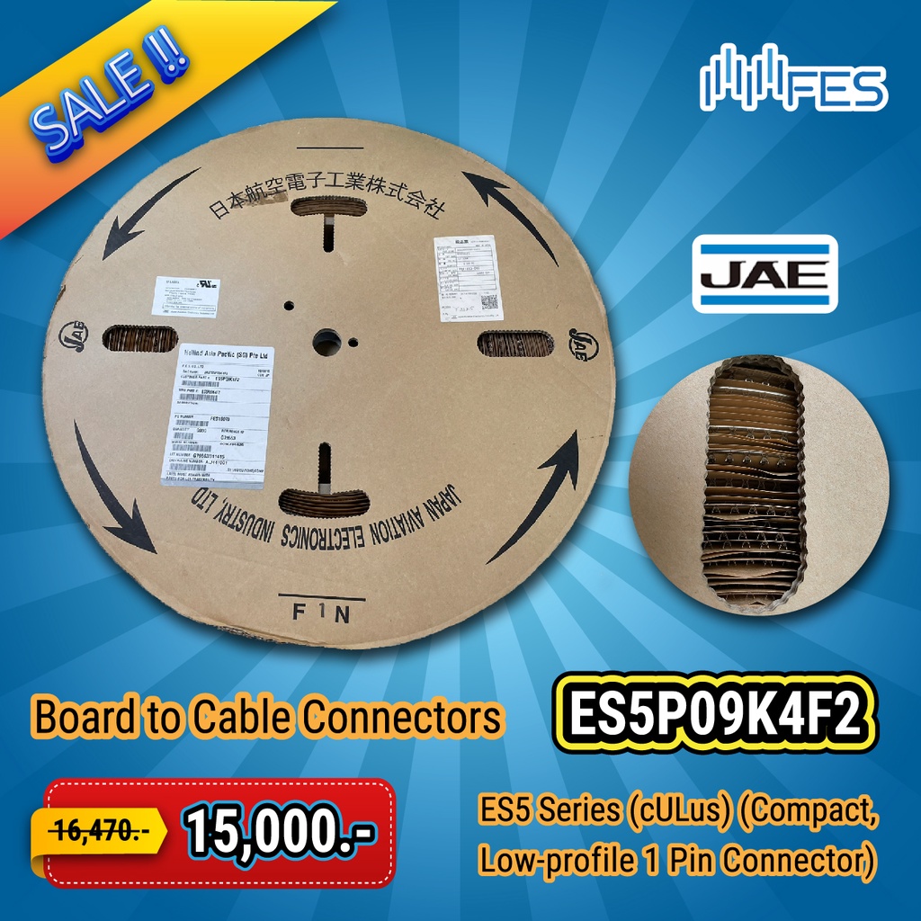 Board to Cable Connectors - Compact, Low-profile 1 Pin Connector : ES5P09K4F2
