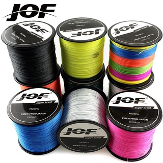 Jof สายเบ็ดตกปลา PE แบบถัก 100 ม. 300 ม. X4 10-80 ปอนด์