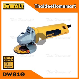 DEWALT เครื่องเจียร์ไฟฟ้า 4 นิ้ว รุ่น DW810 (710วัตต์) รับประกันศูนย์ 3 ปี