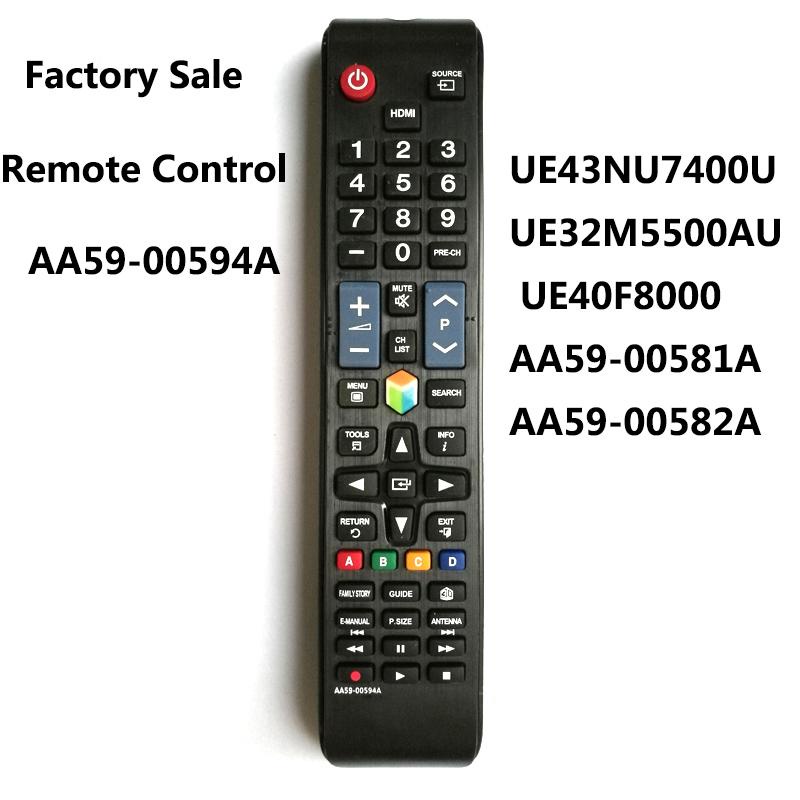 AA59-00594A สําหรับ SAMSUNG LCD LED สมาร์ททีวี UE43NU7400U UE32M5500AU UE40F8000 Universal TV รีโมทค