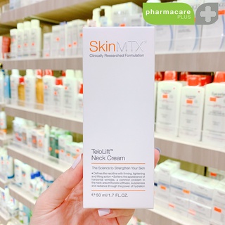 ✨มีของแถม✨ SkinMTX Telolift Neck Ceam 50ml💖 สกิน เอ็มทีเอ็กซ์ เทโลลิฟท์ เนค ครีม บำรุงผิว ช่วยลดริ้วรอยบริเวณลำคอ