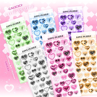 GaLiCiCi Stickers สติ๊กเกอร์ทำเอง/สติ๊กเกอร์บอกรัก/สติ๊กเกอร์เลเซอร์