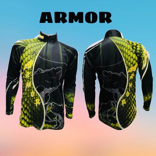 เสื้อตกปลา JK Thailand  เสื้อกันยูวี สำหรับกีฬากิจกรรมกลางแจ้ง  ลาย ARMOR ป้องกันรังสี UV 80% แห้งเร็ว