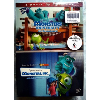 📀 DVD BOXSET MONSTER,INC.+MONSTER UNIVERSITY + กระเป๋าด้านใน ✨สินค้าใหม่ มือ1 อยู่ในซีล