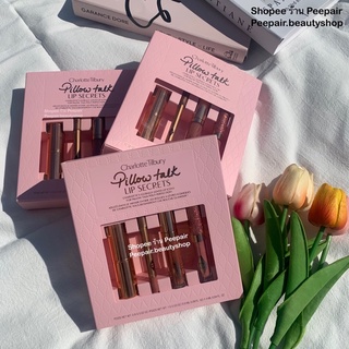 [พร้อมส่ง] 💥 sales 🔥 Charlotte Tilbury Pillow Talk Lip Secrets Set แท้💯