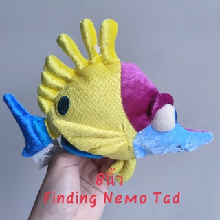 ตุ๊กตา ปลาTad ใน Disney Store Finding Nemo Tad ขนาด8นิ้ว Butterfly Fish Bean Bag ก้นถ่วง ลิขสิทธิ์แท้ งานสวยมากๆ หายาก