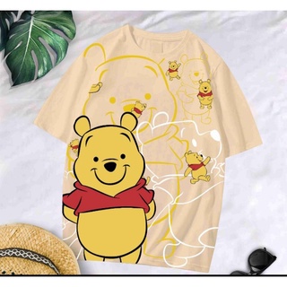 เสื้อยืดพิมพ์ลาย DISTRO MOTIF POOH แฟชั่นสตรี