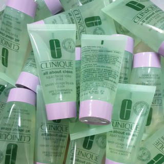 Clinique All About Clean Liquid Facial Soap Mild 30ml .