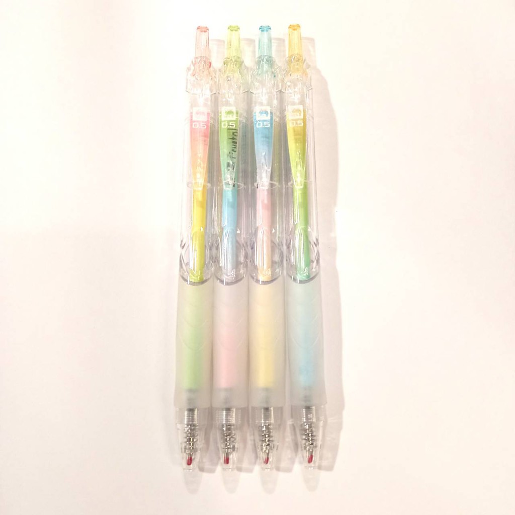 (4 ด้าม) ปากกาเจล ช้าง ดริฟ คริสตัล Drift Crystal หมึกน้ำเงิน 0.5มม.
