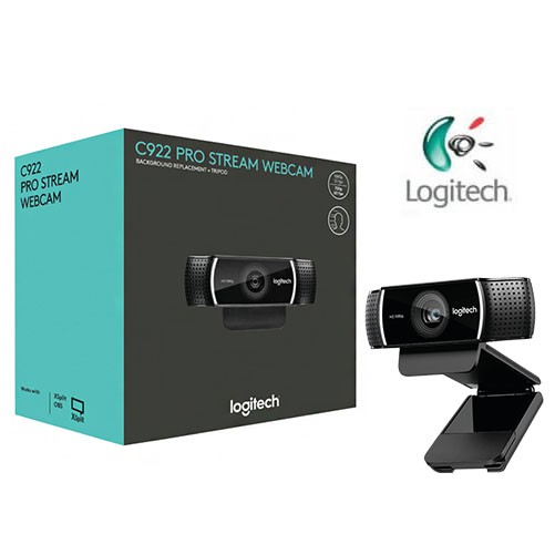 Logitech C922 Pro Stream Webcam ของแท้ ประกันศูนย์ 1ปี เว็บแคม 1080P Full HD