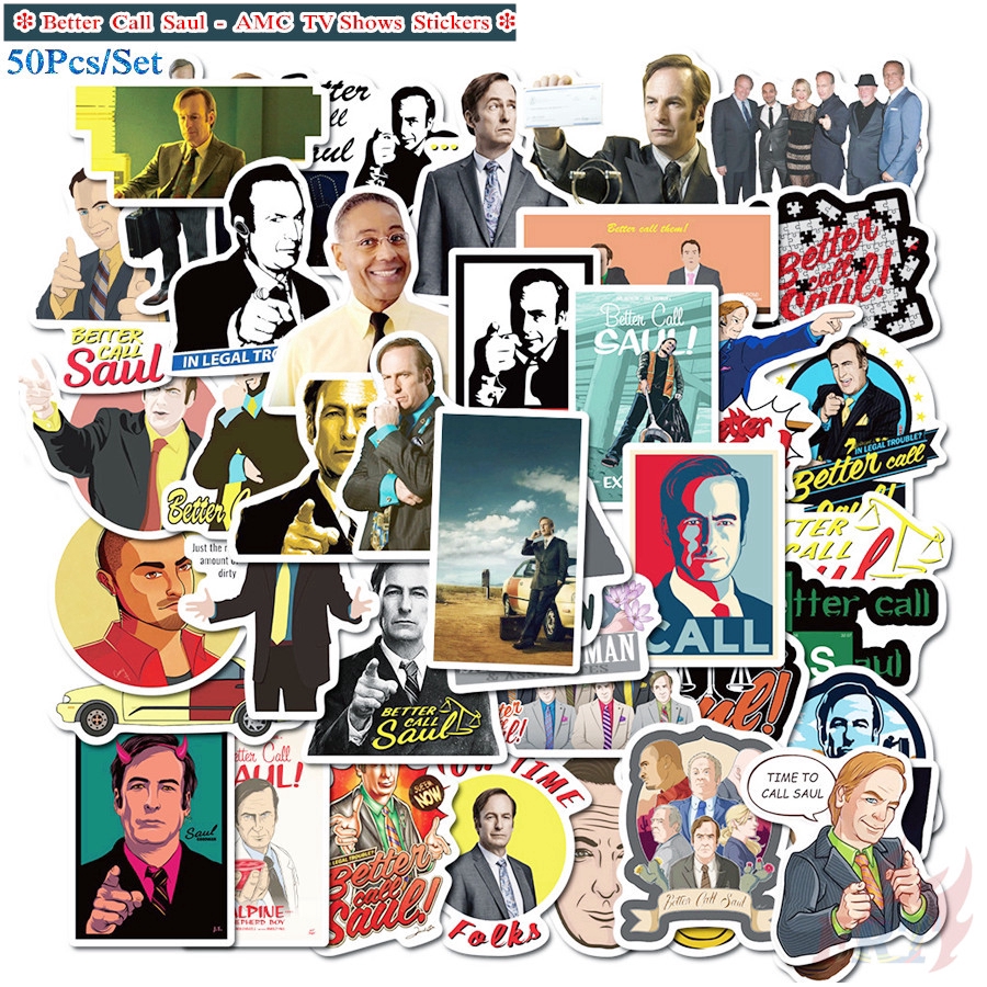 Better Call Saul Series 01 สติ๊กเกอร์ 50Pcs/Set DIY Luggage Laptop Skateboard Doodle Decals สติ๊กเกอร์