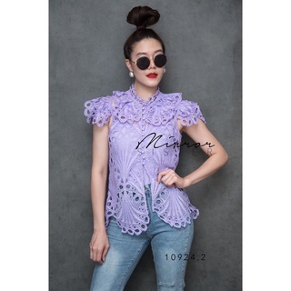 ReYcé Lace BLOUSE•• เสื้อลูกไม้สวยเฟียซ ••มาพร้อมเสื้อสายเดี่ยวสีเดียวกันกับเสื้อ•• ดีเทลดีงามทั้งตัว
