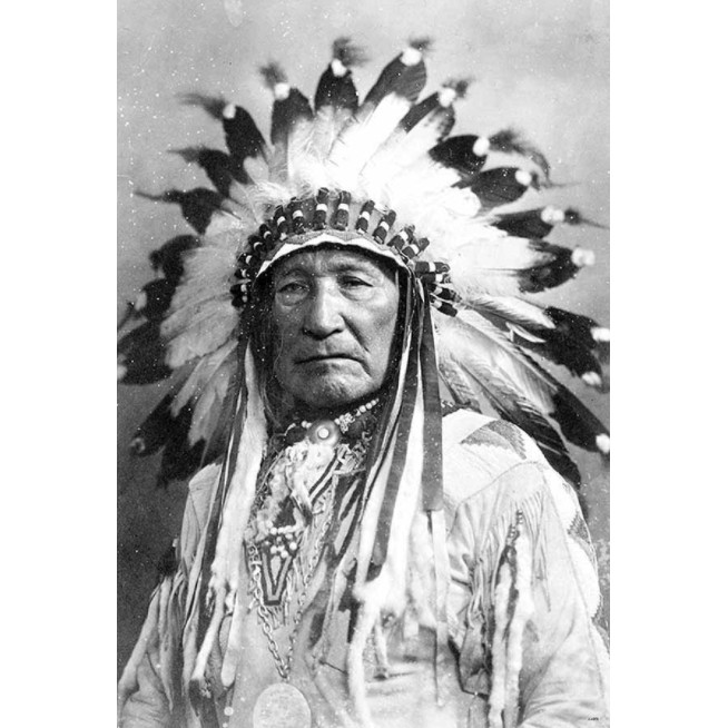 โปสเตอร์ Red Indian โปสเตอร์อินเดียนแดง โปสเตอร์คาวบอย โปสเตอร์ติดผนัง โปสเตอร์สวยๆ poster