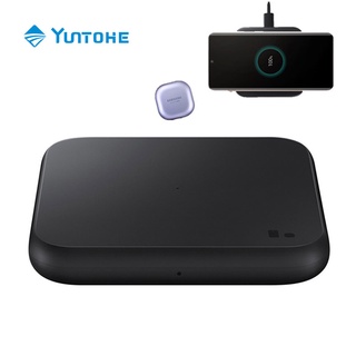 YUNTOHE แท่นชาร์จไร้สาย Samsung Original สำหรับS10 Fast Qi  Wireless Charger Pad สำหรับ Galaxy S10 S22 S21 S20 S8