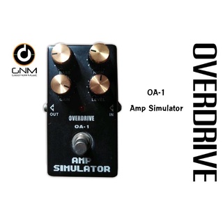 effect เอฟเฟ็คกีตาร์ ยี่ห้อ Overdrive รุ่น OA-1 Amp Simulator สีดำ