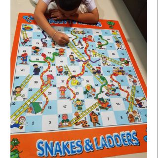 🐍กระดานผ้า เกมส์งู​ Dice Box เกมส์งูตกบันได🐍