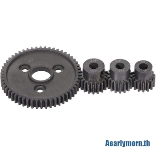 Aearlymorn๑ เฟืองตรงมอเตอร์ โลหะ เหล็ก 54T 15T 17T 19T สําหรับ Traxxas Slash 4x4