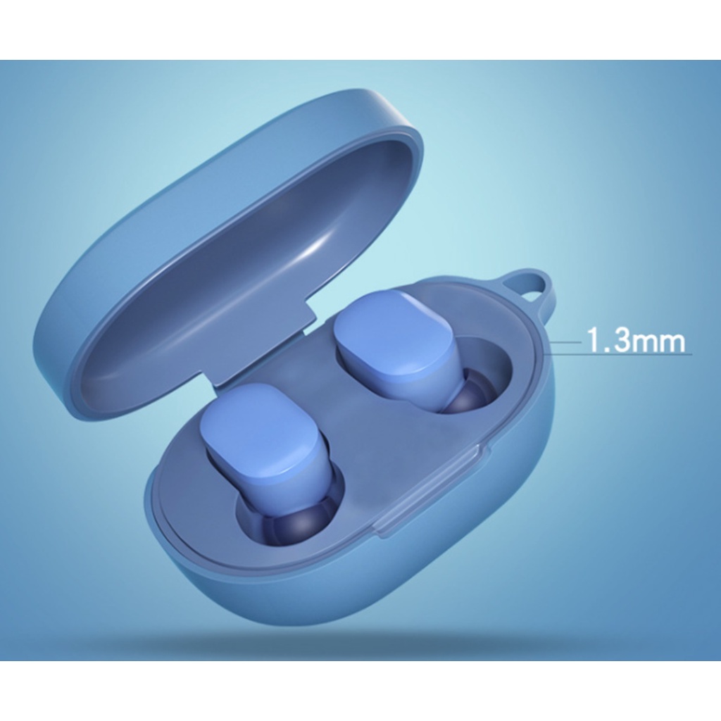 เคส ซิลิโคน XIAOMI MIJIA Redmi AirDots  3   แบบพกพา กันกระแทก ชุดหูฟัง ใส่ง่ายกันน้ำ