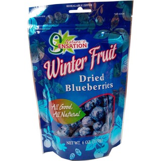 Nature Sensation Dried Blueberries 200g  เนเจอร์เซนเซชั่นบลูเบอร์รี่อบแห้ง 200 กรัม