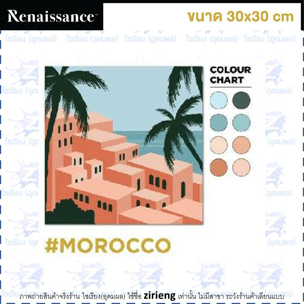 ชุดแคนวาส ระบายสีตามตัวเลข Renaissance Paint by Number Kit