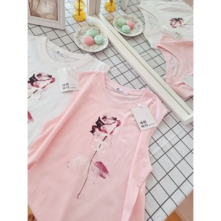 พร้อมส่ง!!Rose t shirt korea ลายสวยสุดๆคร่าาาา รีบเลยยย ผ้ายืดเกาหลีเนื้อดีใส่สบายจร้าาาา  ลายนี้บอกเลยยย ปั้ววววววว