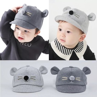 (พร้อมส่ง) หมวกแก๊ปเบบี๋ ทารก เด็กชาย baby boy hat caps ใส่เที่ยว ใส่กันแดด กันลม