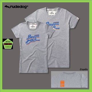 Rudedog เสื้อคอกลม ชาย หญิง รุ่น Bubble21 สีเทาอ่อน