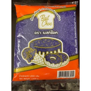 ท๊อปปิ้ง(Topping) เม็ดสีตกแต่ง โรยหน้า ขนมเค้ก ไอศกรีม เบเกอรี่ (แบบสีเดียว) (500 กรัม)
