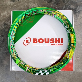 วงล้อ BOUSHI ลาย A1000 ROSSI 1.40-17 สีเขียว (คู่ละ) [รหัส BL01010009-GR ]