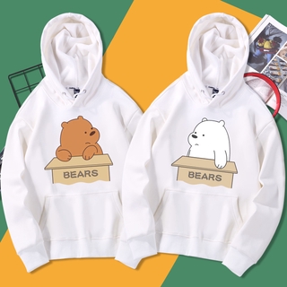 Our  baree bears เสื้อกันหนาวมีฮู้ดทรงหลวมสําหรับผู้ชายและผู้หญิง